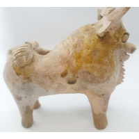 Beeldje (aardewerk) van rund, Zuid Amerikaans 